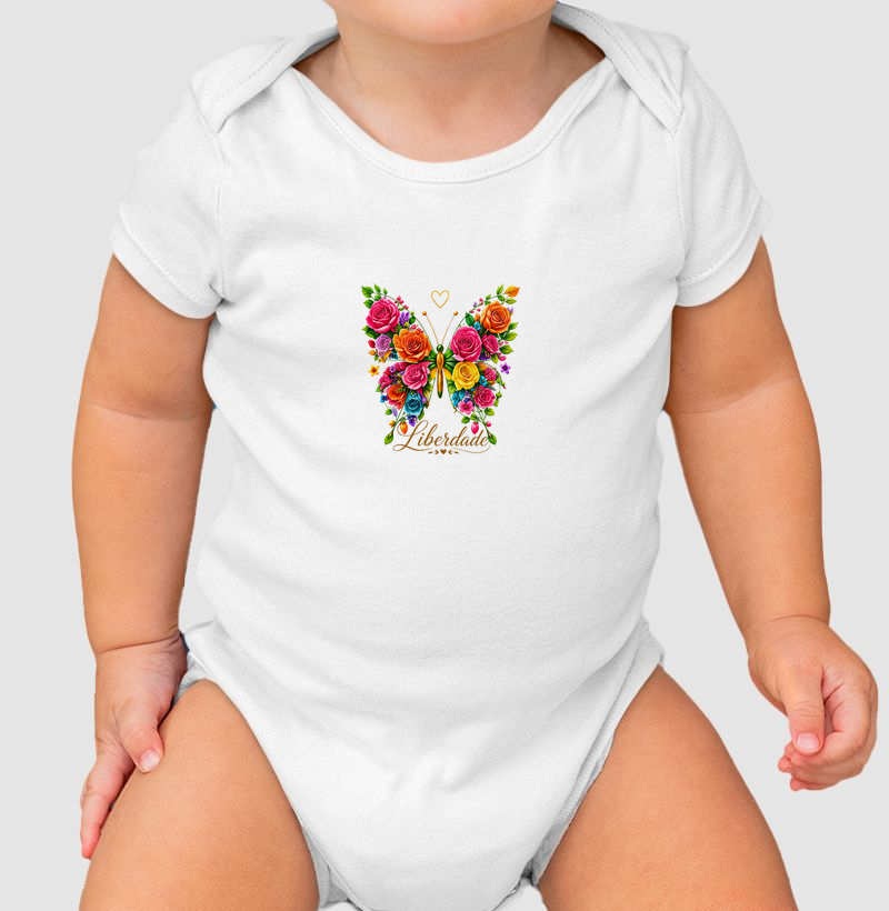Camiseta Borboleta Liberdade