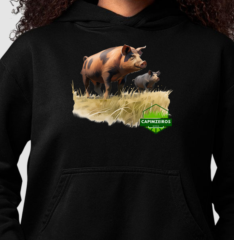 Hoodie Slim Unissex Capimzeiros - Porcos & Leitões 5