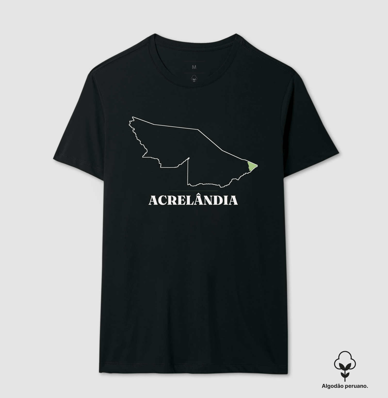 Acrelândia | Traço AC - Camiseta Algodão Peruano