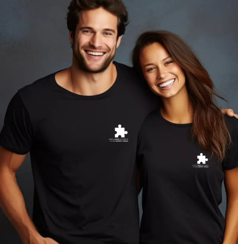 Camiseta Você é a peça que faltava no meu quebra-cabeça - Camiseta