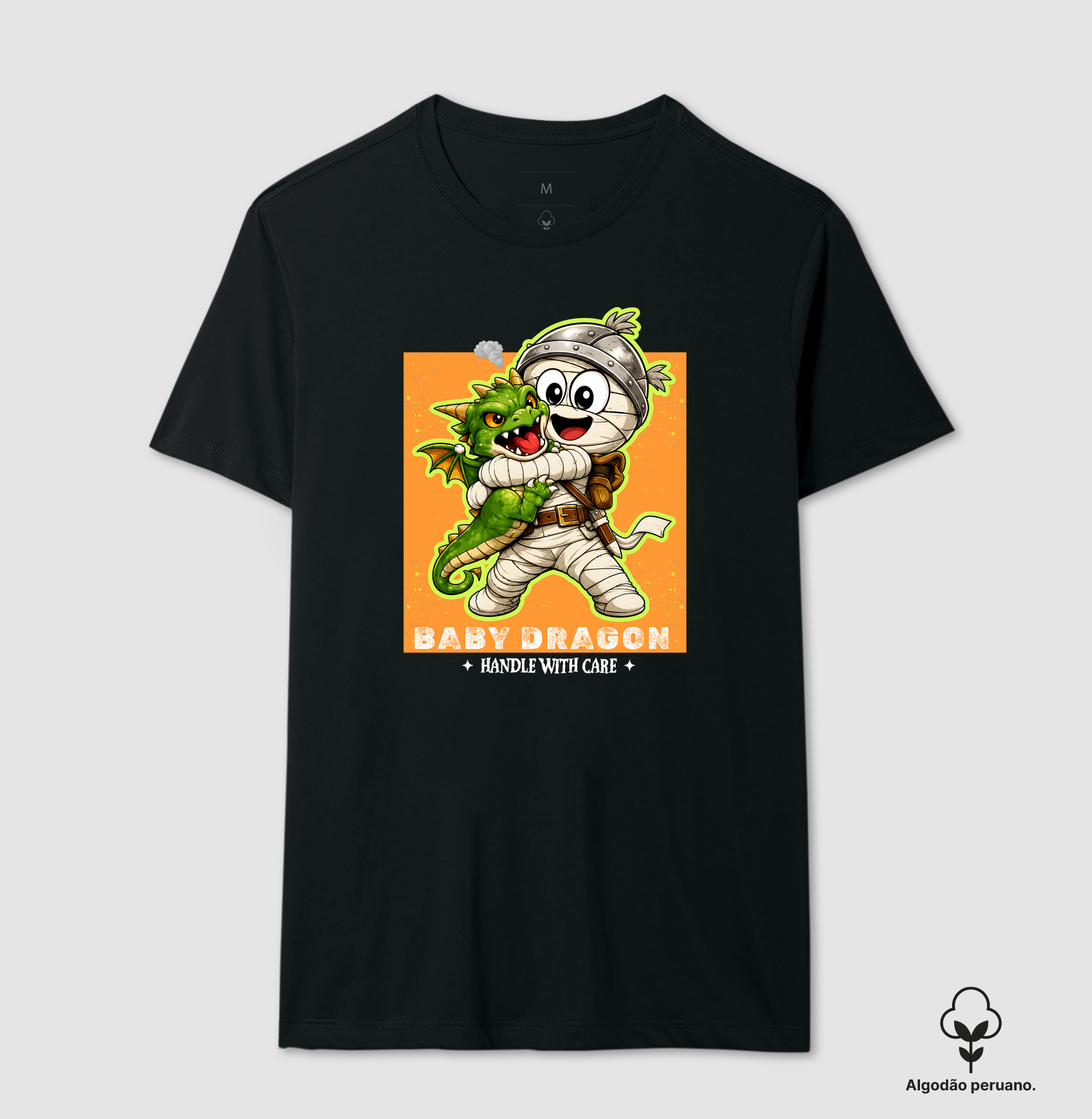 Baby Dragon - Camiseta Algodão Peruano