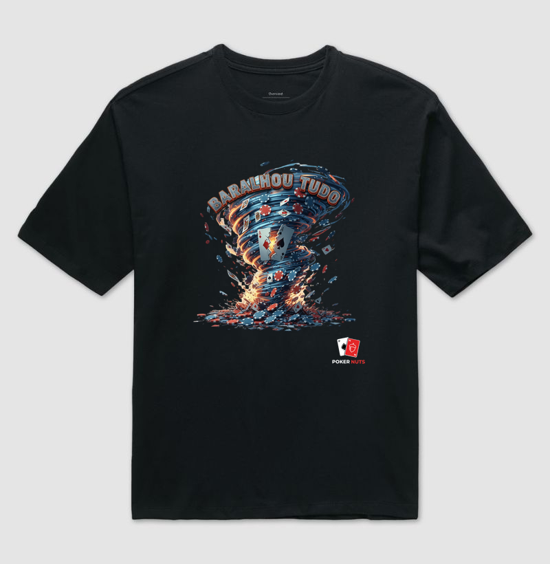 Camiseta Oversized Baralhou Tudo