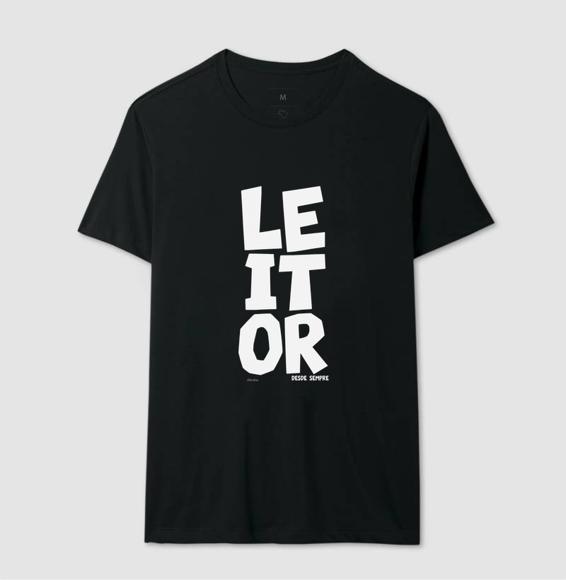 Camiseta Leitor Desde Sempre - Camiseta
