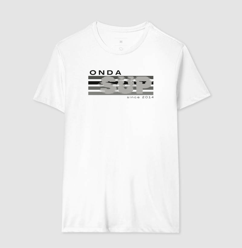 Camiseta OndaSup – Linha Legacy Glitch | Algodão Brasileiro Premium