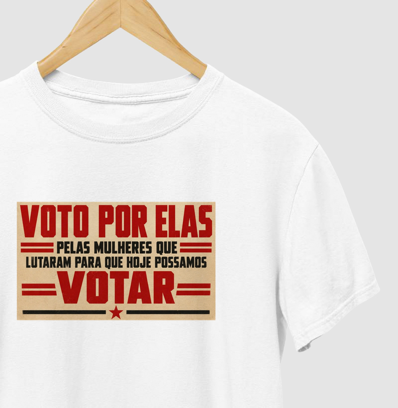 Voto por elas frase