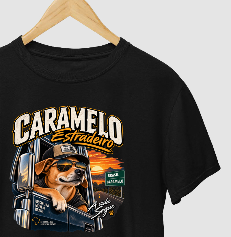 Caramelo Estradeiro - Camiseta