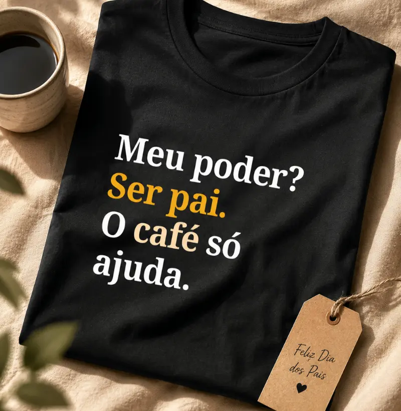 Meu poder? Ser pai. O café só ajuda.