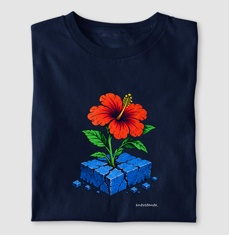 Camiseta Flor de Concreto