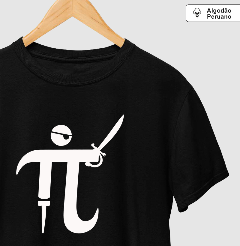 Camiseta Algodão Peruano Pi-rata