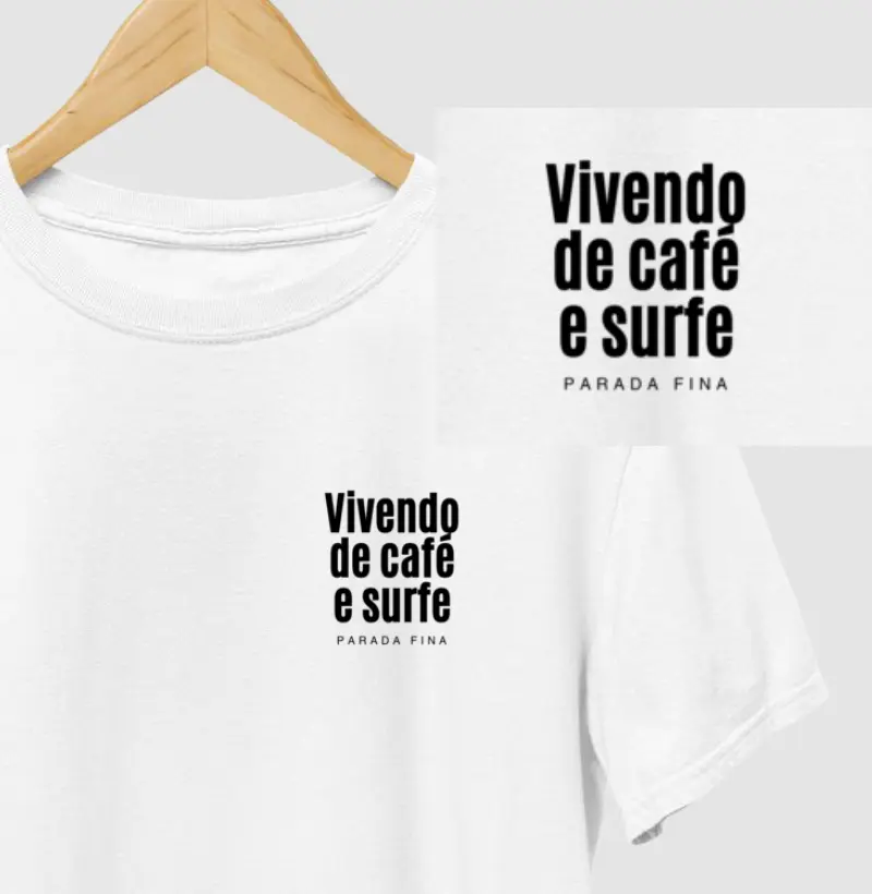 vivendo de café e surfe