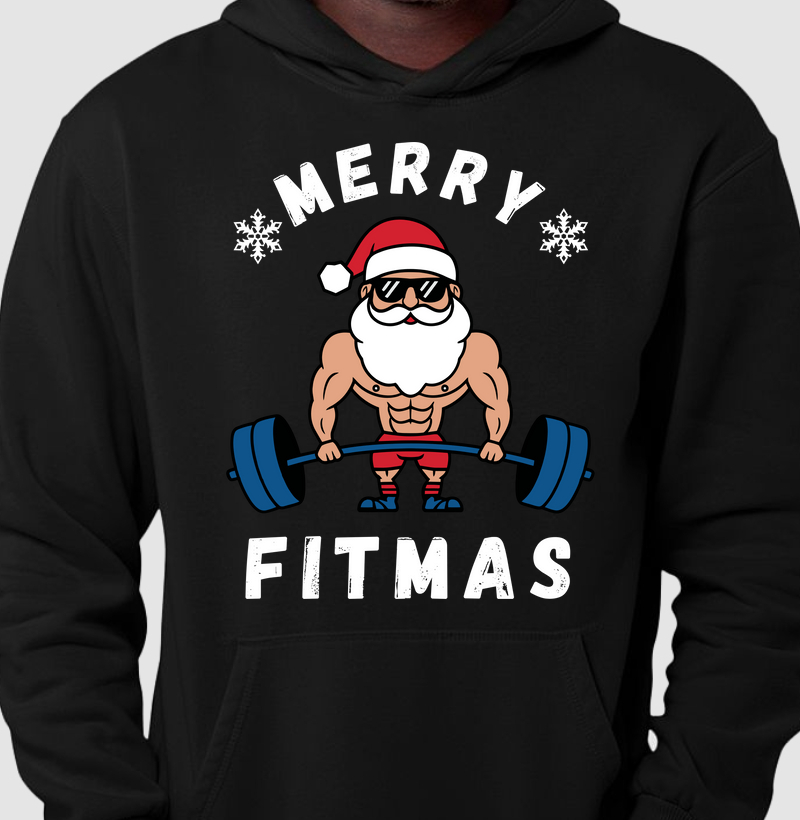 Merry Fitmas Papai Noel bombado