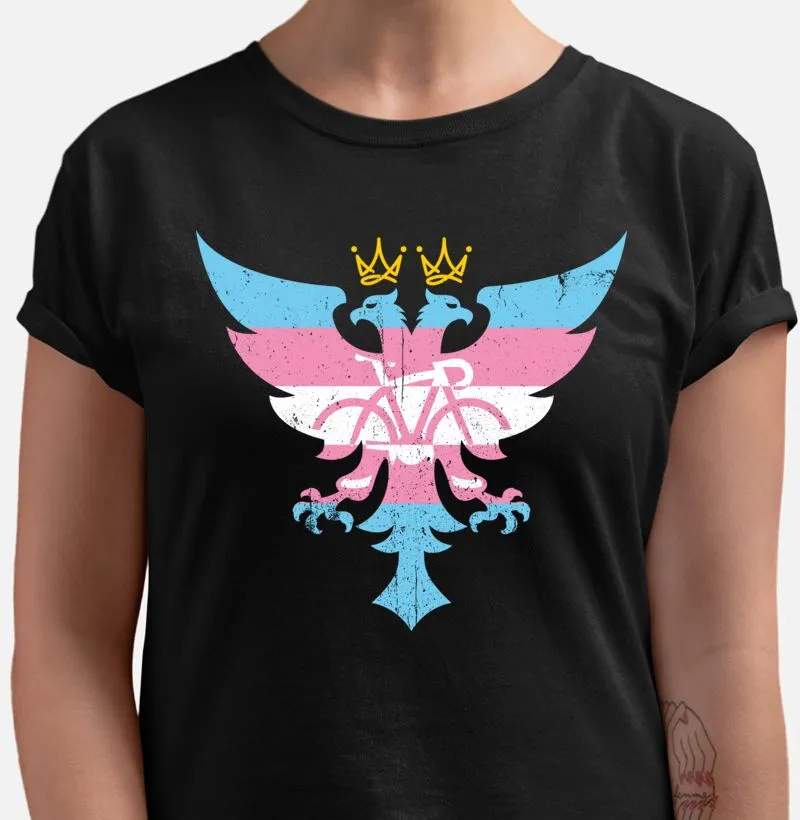 Águia bicéfala - Orgulho Trans