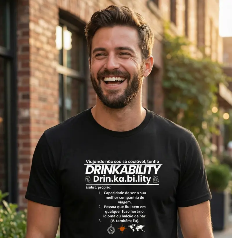 Camiseta Drinkability Definition