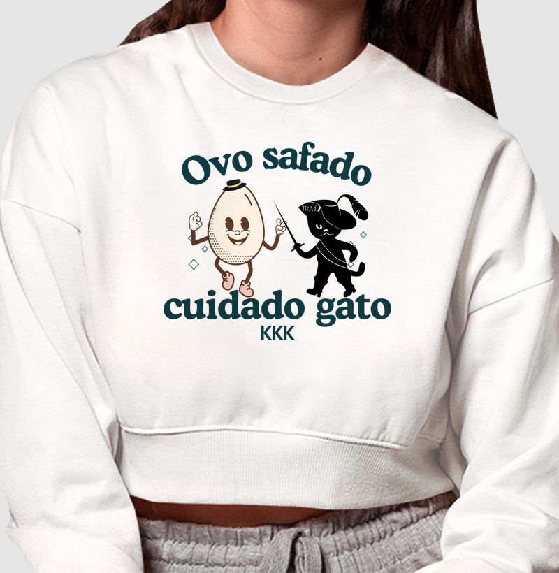 Ovo safado cuidado gato kkk