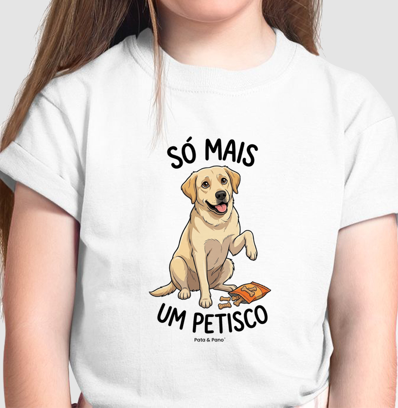 CAMISETA INFANTIL LABRADOR PETISCO