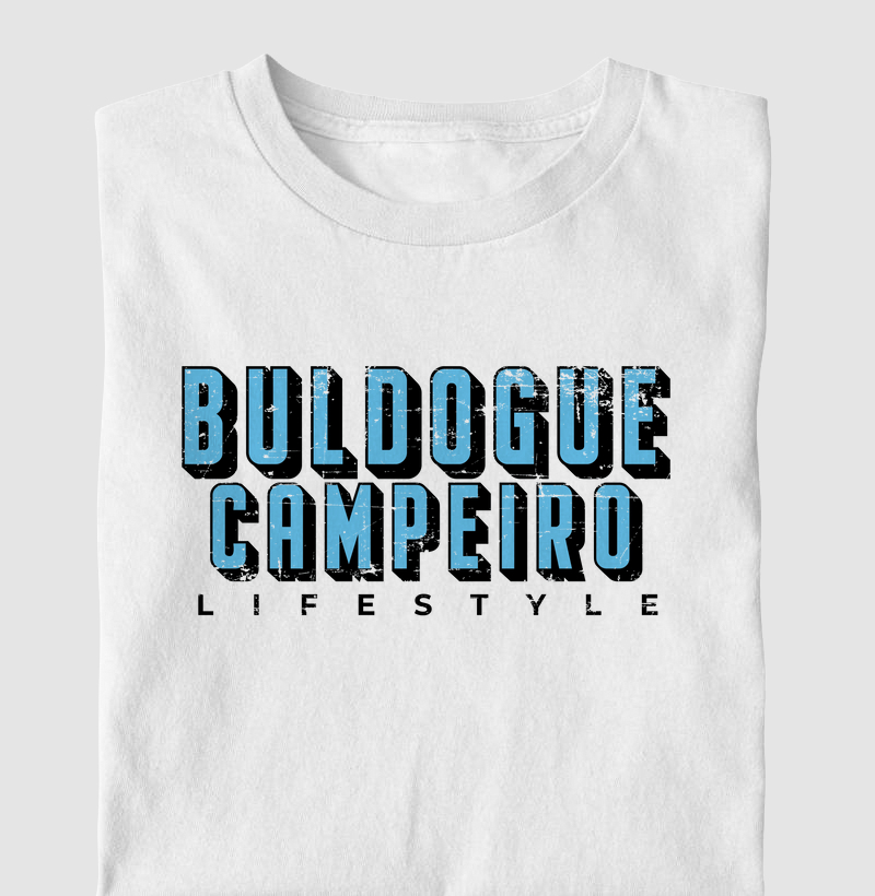  Buldogue Campeiro Texto Azul