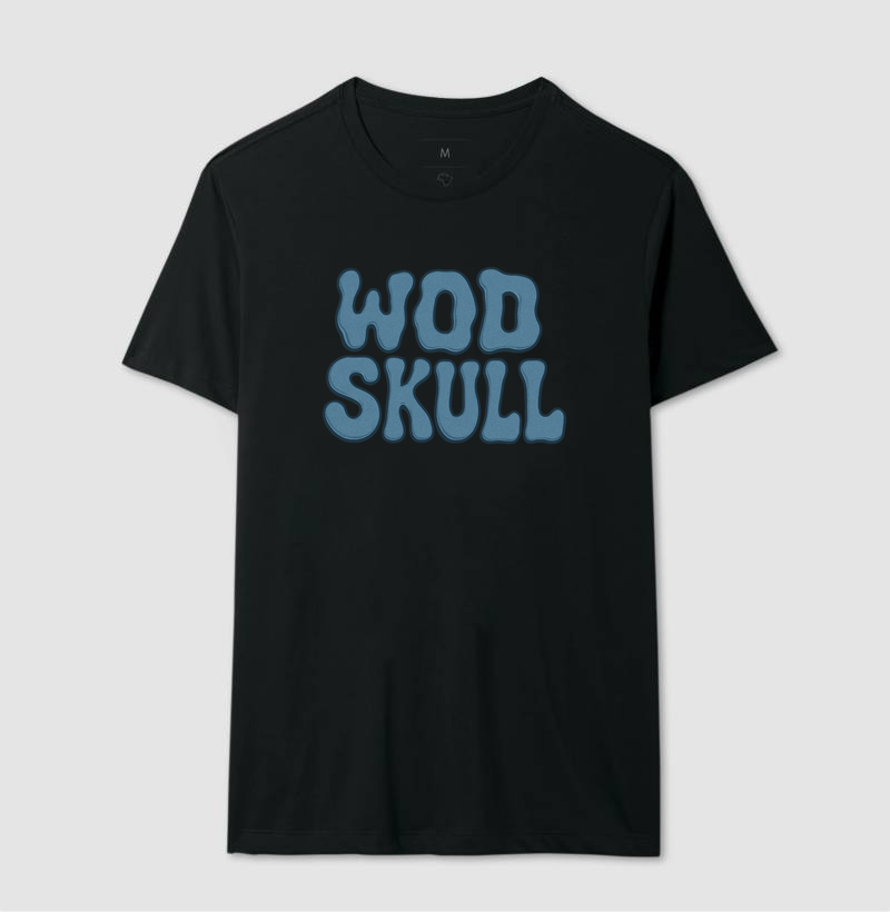 Camiseta Wodskull Slime Logo Blue