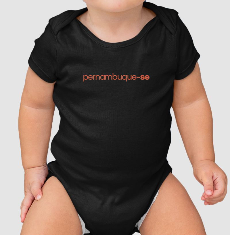 Pernambuque-se - Body Infantil