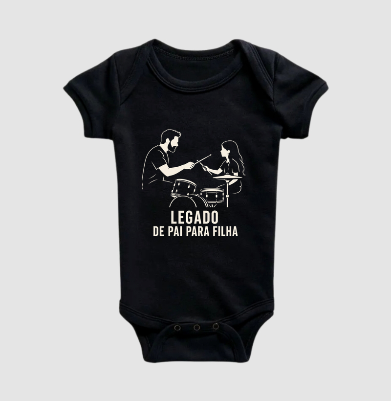 LEGADO DE PAI PARA FILHA BATERISTA