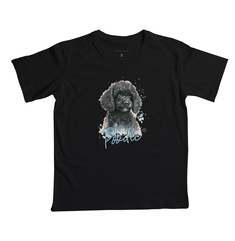 Poodle Preto Splash