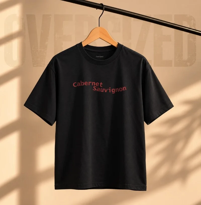 Camiseta Cabernet Sauvignon - Camiseta Oversized