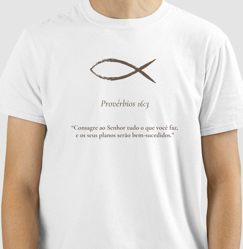 Camiseta Provérbios 16:3 Estampa 2