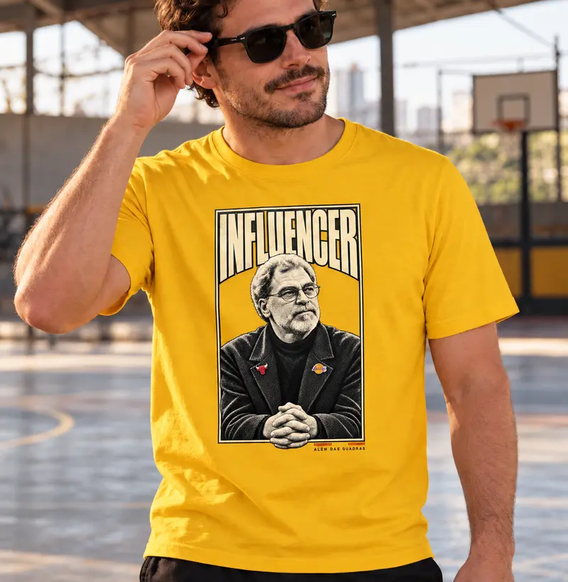 Camiseta Phil Jackson — A Mente das Dinastias