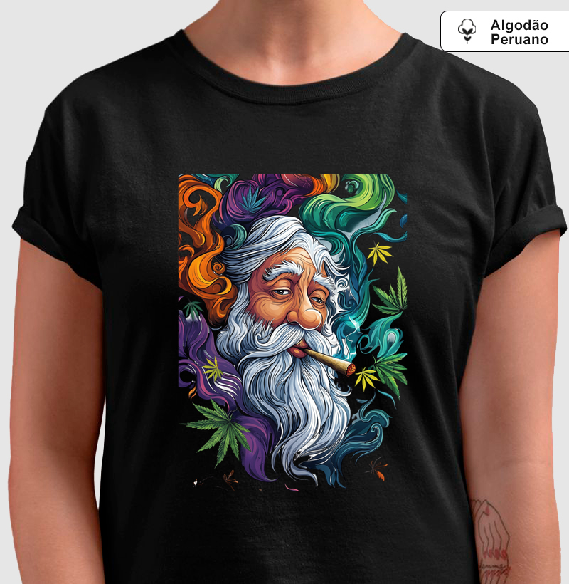Camiseta Algodão Peruano Santa Flow – 420 Edition