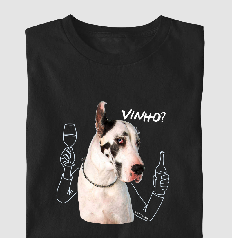 Vinho? (Dog Alemão Sommelier)