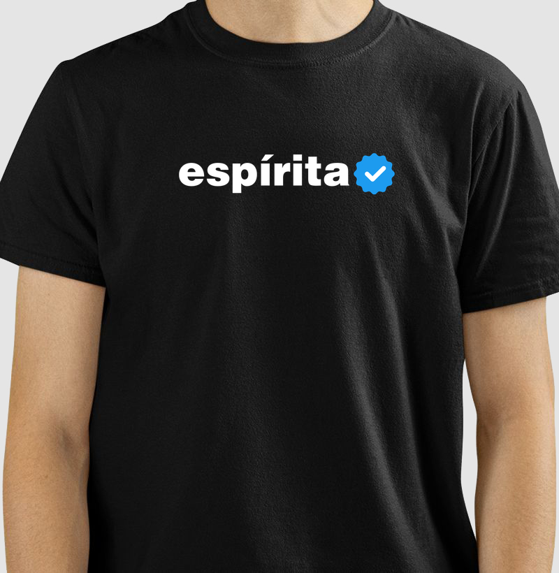 Espírita verificado - Camiseta