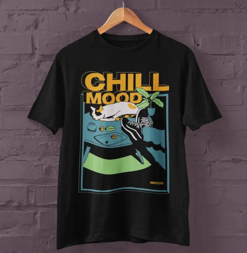 Camiseta Gato Soneca