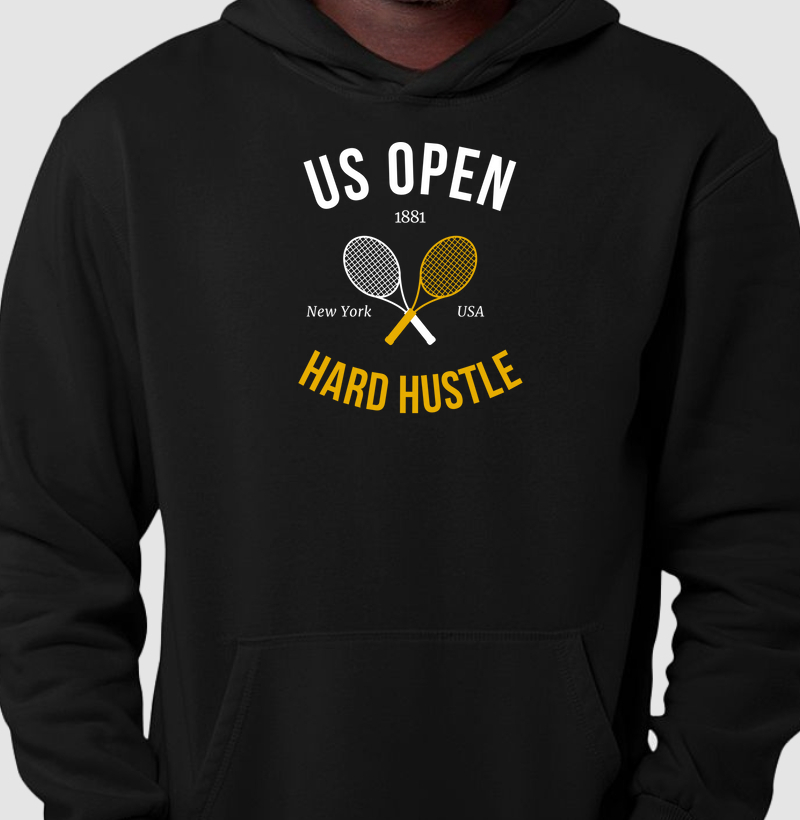 US Open - Hard Hustle - Moletom com capuz