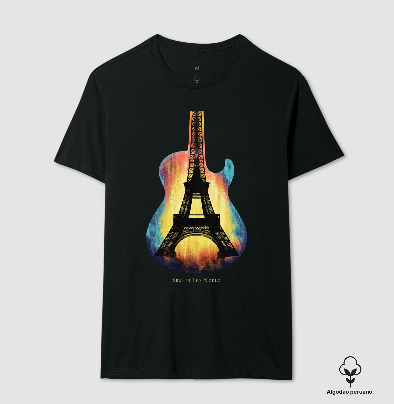 PARIS IN TUNE™ - Camiseta Algodão Peruano