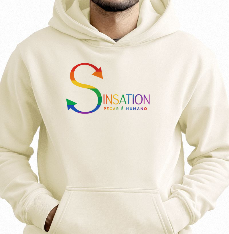 Suéter Moletom - Orgulho - Logo Pride