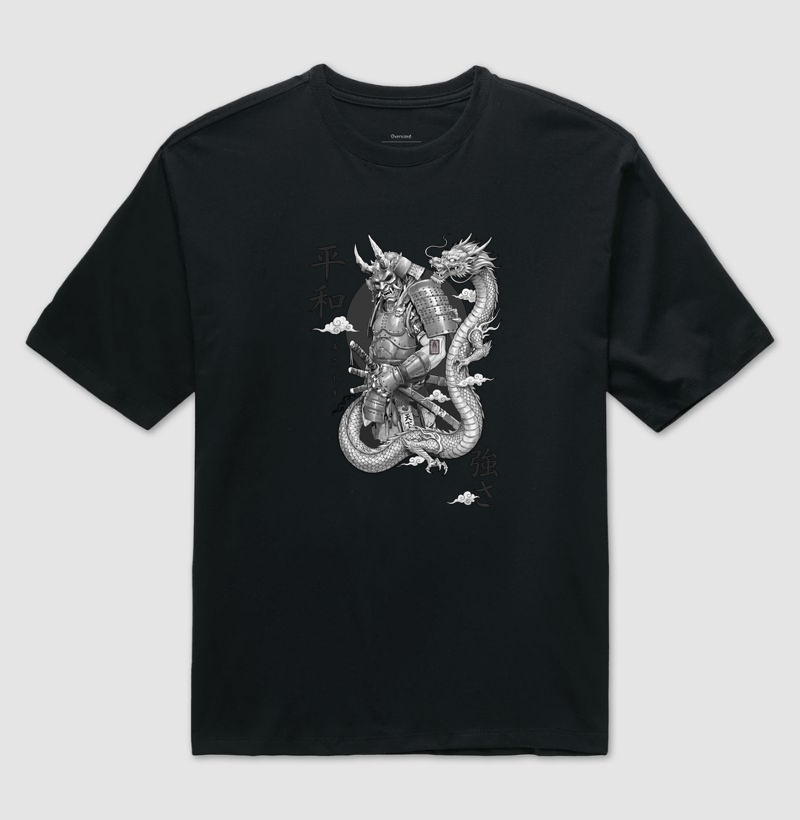 Camiseta Oversized Xogum | Gizé — Aion Abstract