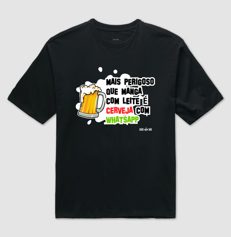 Mais perigoso que manga com leite é cerveja com whatsapp