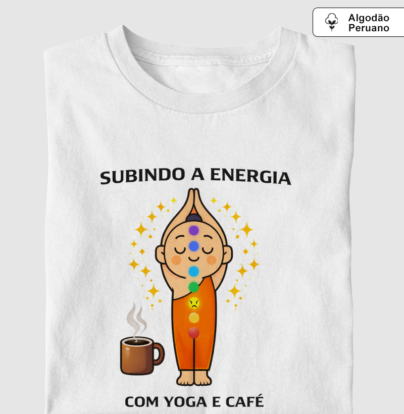 Subindo a Energia com Café e Yoga