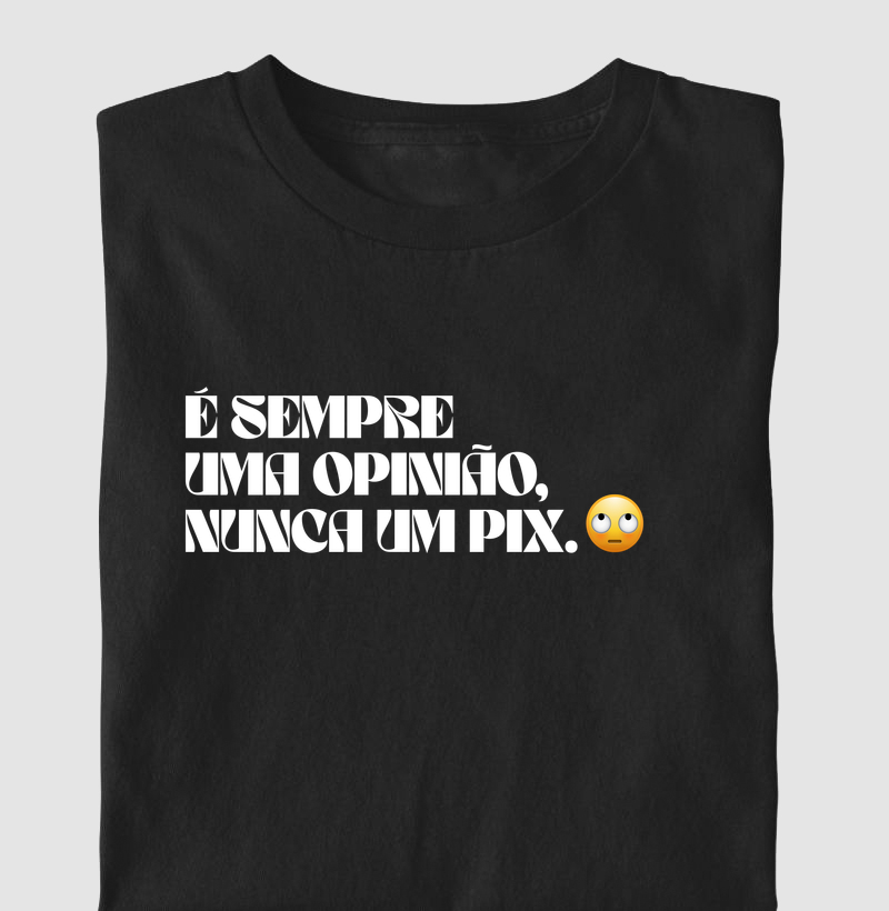 nunca um pix