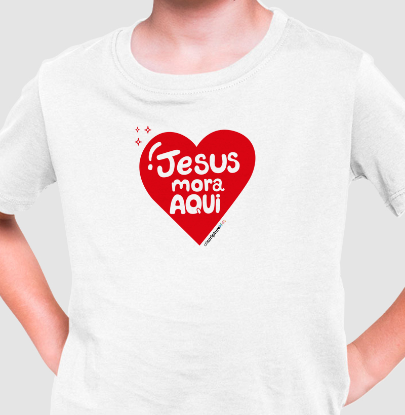 Jesus mora - Vermelho