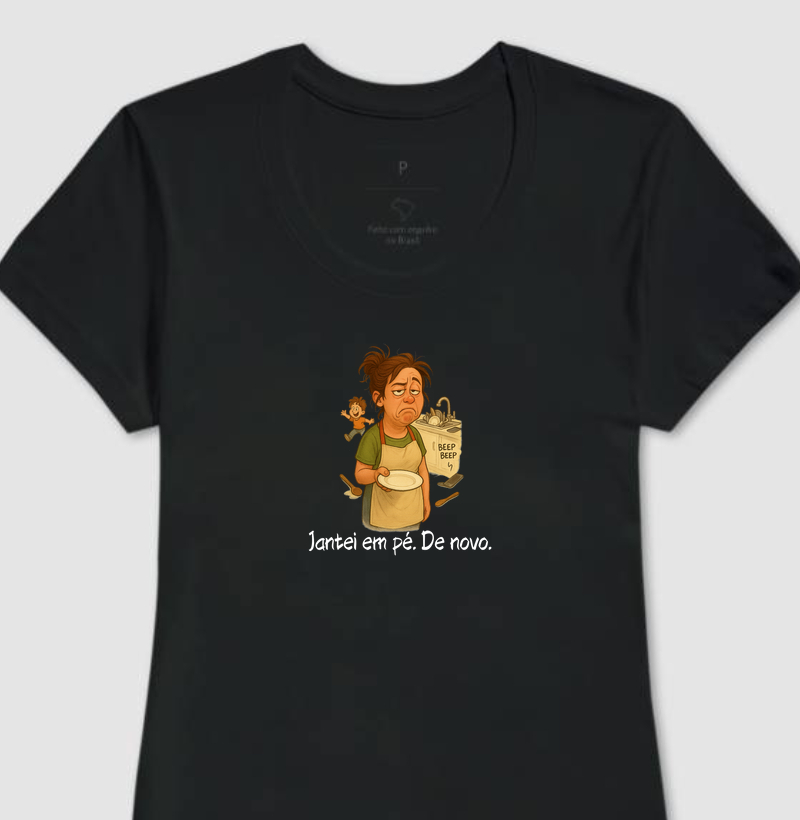 Jantei em pé. De novo.