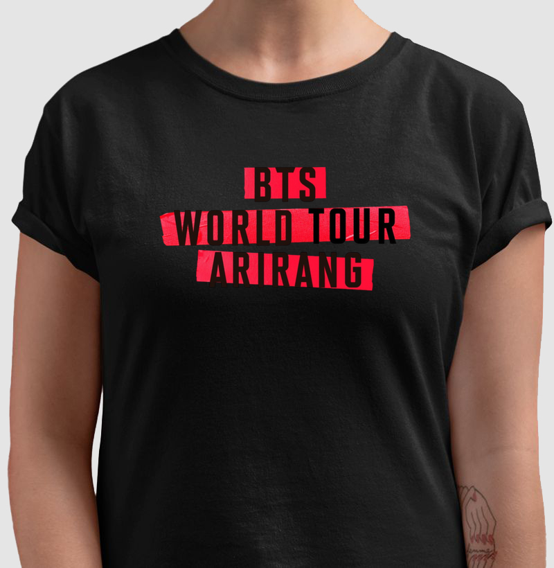 Camiseta BTS World Tour