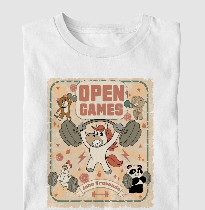 Camiseta Infantil Open games 