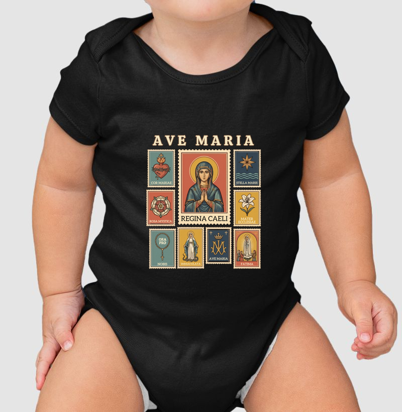 Body Infantil Ave Maria Selos