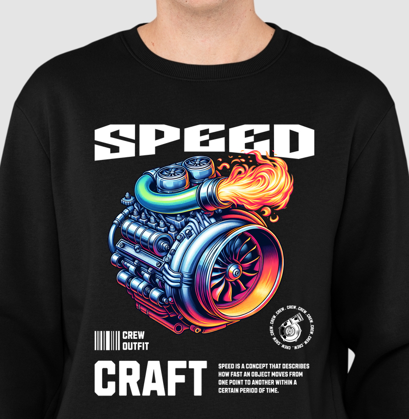 Suéter Moletom - Speed Craft