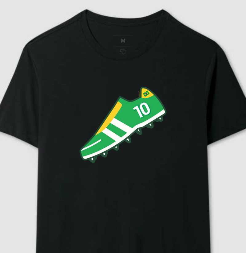 Camiseta Chuteira Brazil