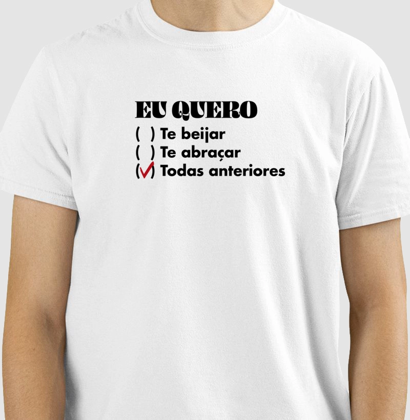 Camiseta Axé Eu Quero