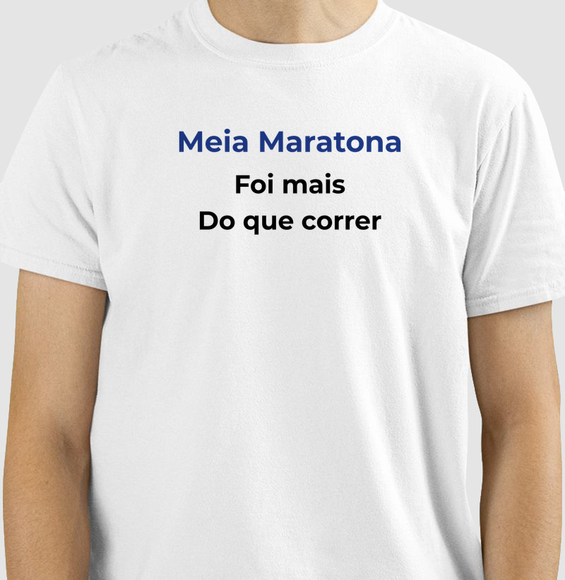 Meia Maratona - Foi mais do que correr