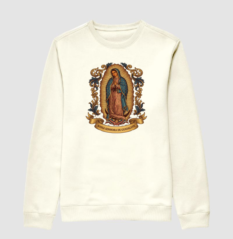 Nossa Senhora de Guadalupi - Suéter Moletom