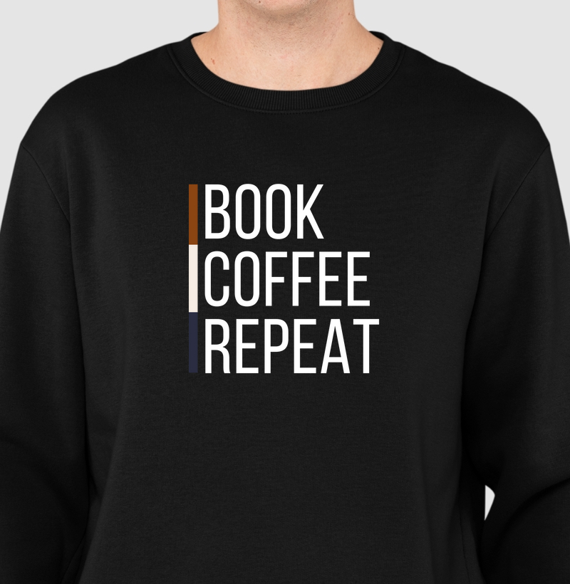 Suéter Moletom BOOK COFFEE Matutaremos