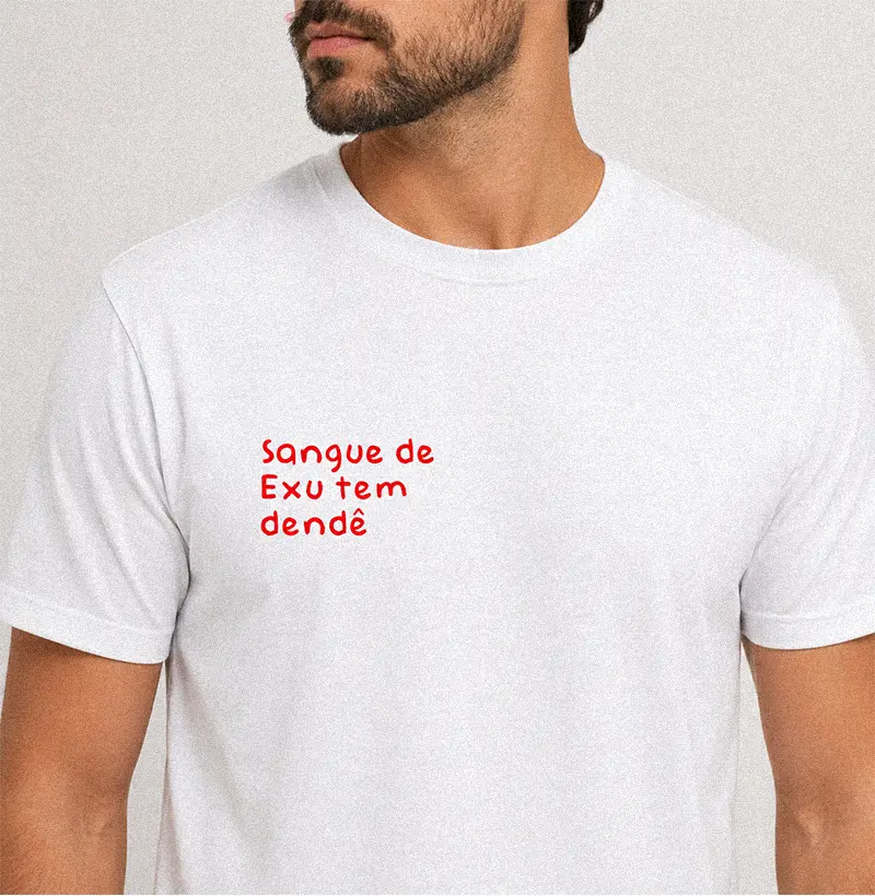 Camiseta - Sangue de Exu tem dendê